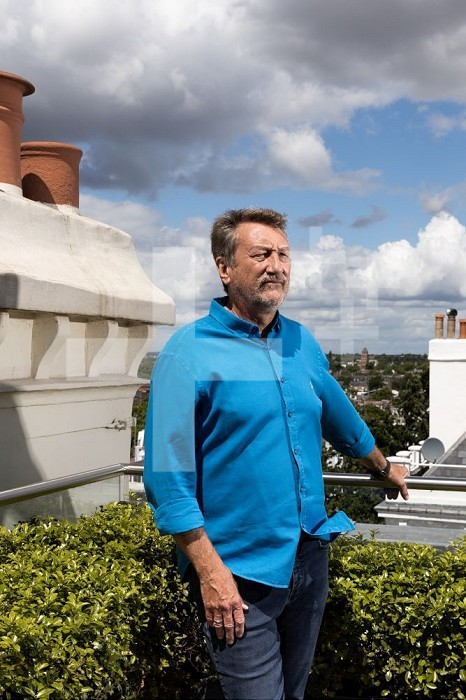 London, England, Uk, 8 june 2022 - Portrait of British screenwriter and film director Steven Knight in Notting Hill.