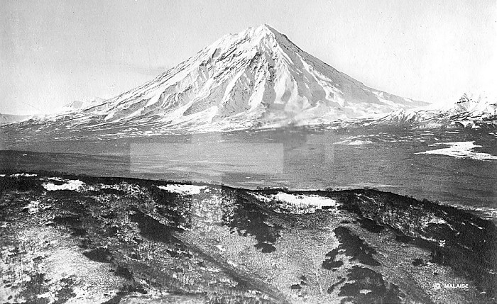 Koryaksky volcano, 1922-1923. Creator: Rene Malaise.