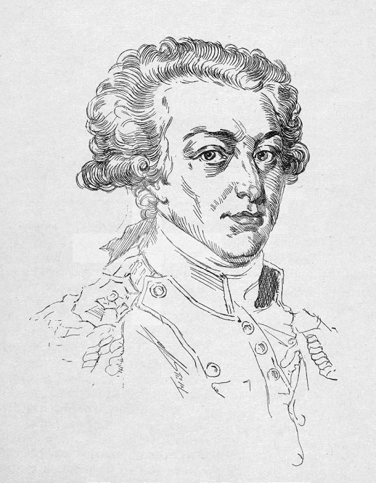 MARQUIS de LAFAYETTE /n(1757-1834). French soldier and statesman. Pen-and-ink drawing, American, 1906.