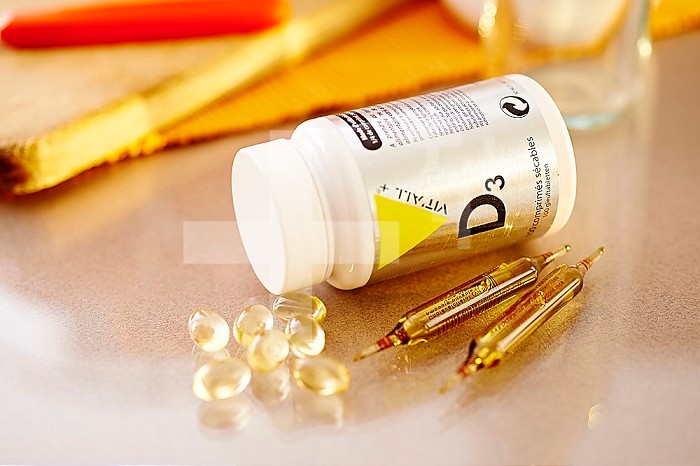 Vitamin D3 supplements (cholecalciferol).